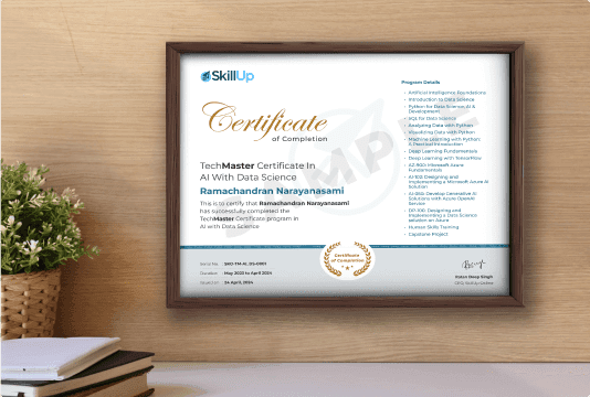 SkillUp Certificate