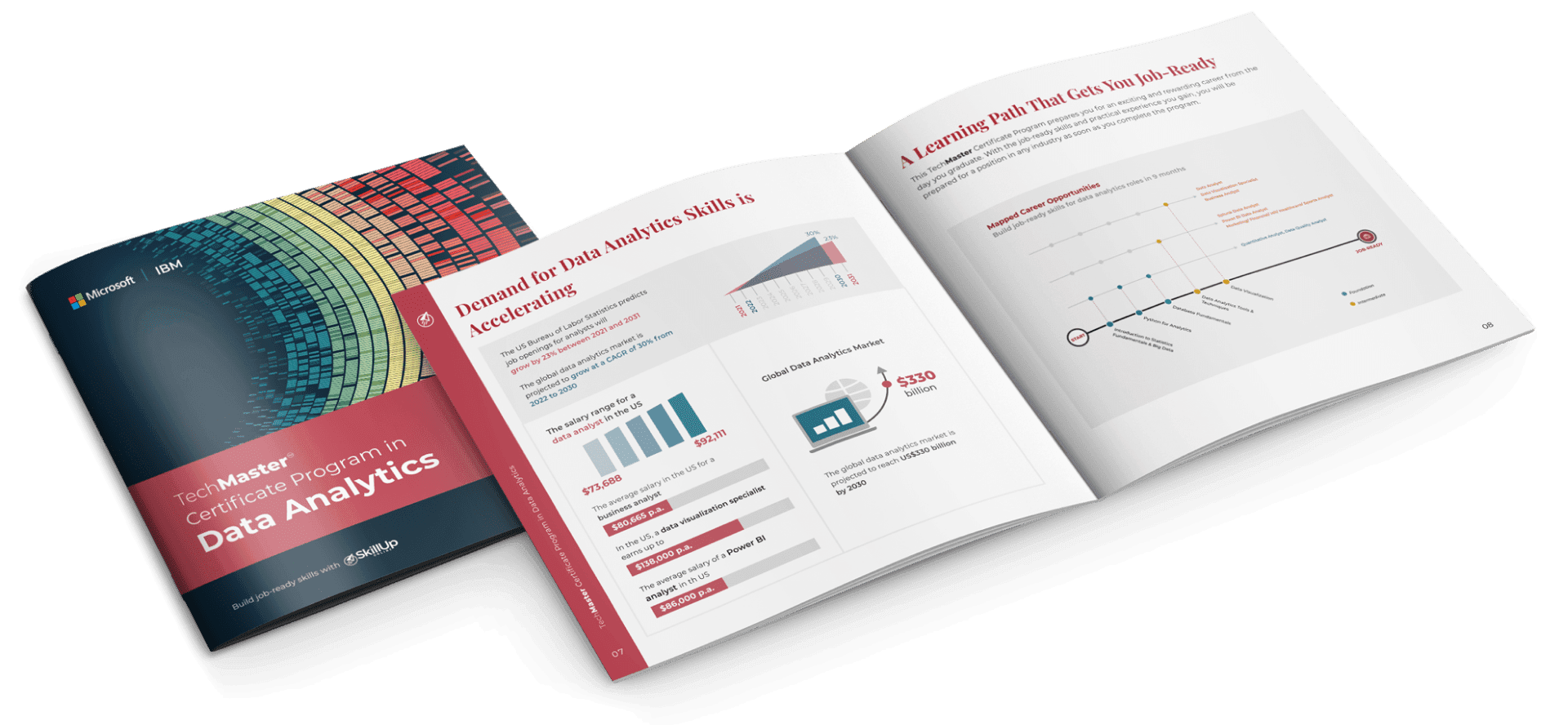 TechMaster Certificate Program in Data Analytics brochure