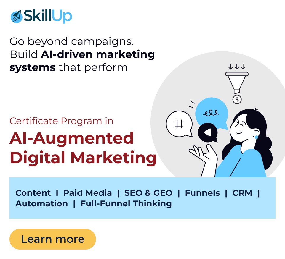 Certificate program in AI-Augmented Digital Marketing
